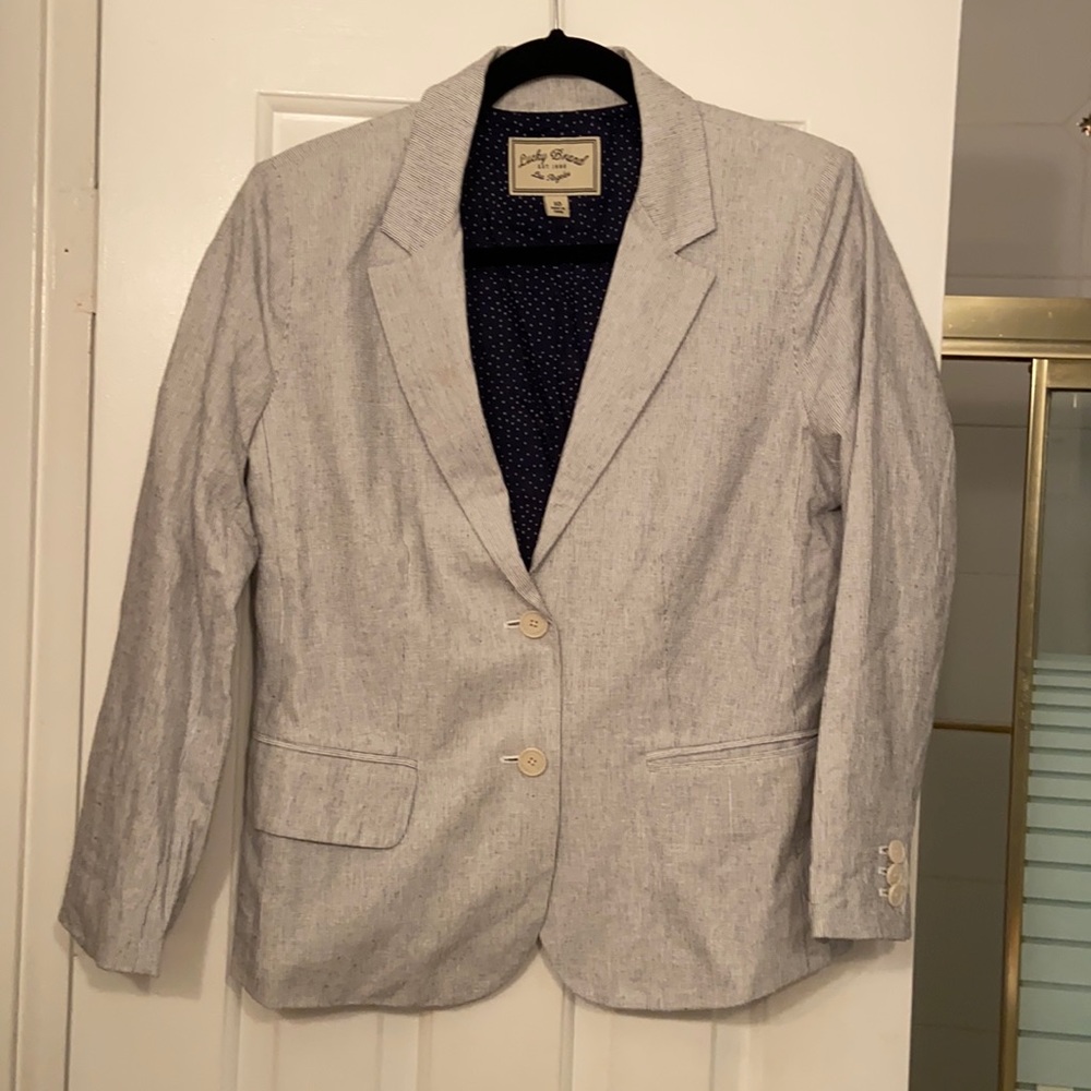 Lucky Brand Linen Blazer